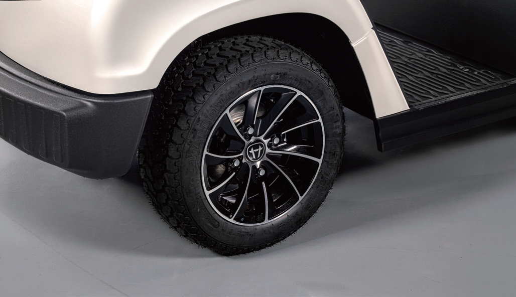 12-inch Premium Wheels and 190mm Wide Tires